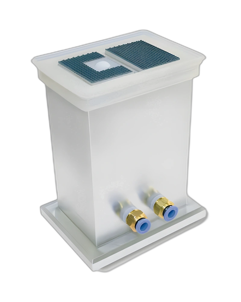 Rectangular vacuum cups with ball valve and high self-locking support